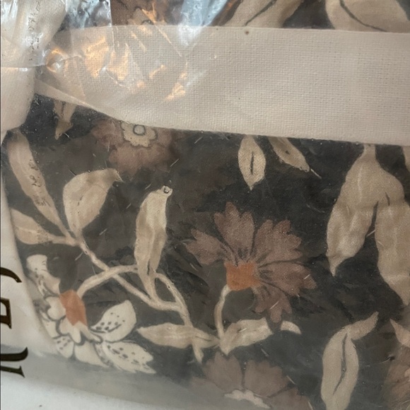 Rejuvenation Talia Handstitched Birds Euro Sham - Picture 5 of 6